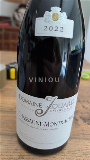 Vin Rouge sec Domaine Jouard 2022 France Bourgogne Chassagne-montrachet AOC