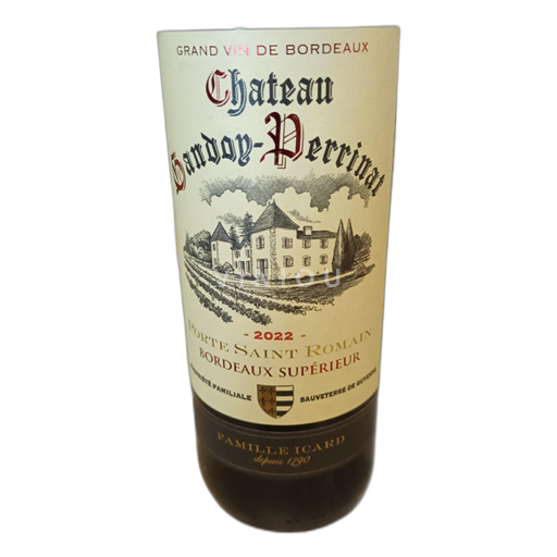 Bordeaux Bordeaux superiore Château Sandoy-Perrin Porte Saint Romain 2022