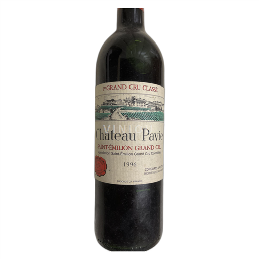 Bordeaux Saint-Émilion Grand Cru Château Pavie 1 er grand cru classe 1996