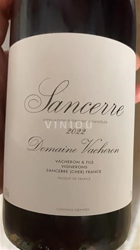 Údolí Loiry Sancerre Domaine Vacheron 2022