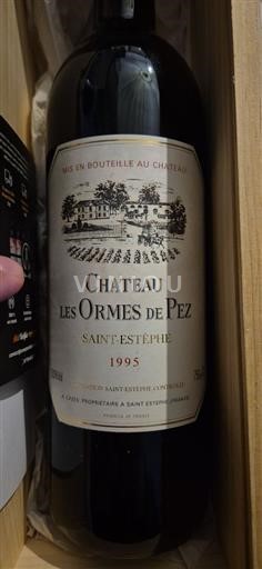 Bordeaux Saint-Estèphe Château Les Ormes de Pez 1995