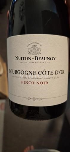 Borgogna Borgogna Côte d'Or Nuiton-Beaunoy 2022