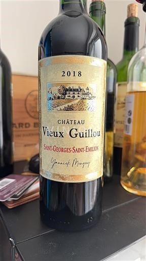 Bordeaux Saint-Georges-Saint-Émilion Château Vieux Guillou 2018