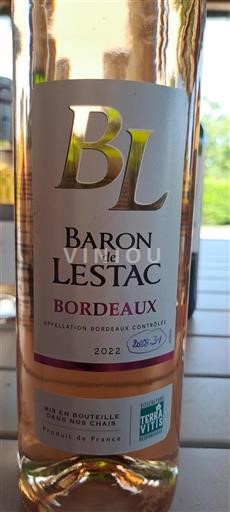 Bordeaux Baron de Lestac 2022