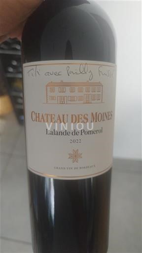 Bordeaux Lalande-de-pomerol Château des Moines 2022