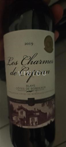Bordeaux Blaye-Côtes-de-Bordeaux Les Charmes de Capran 2019