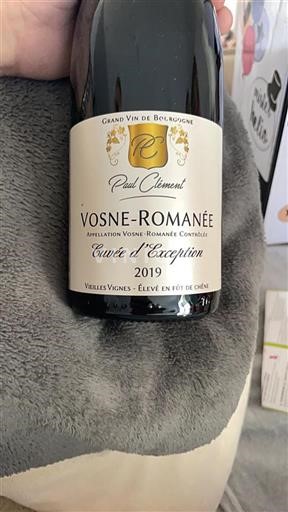Borgogna Vosne-Romanée Paul Clément d'Exception 2019