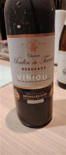 Bordeaux Château Moulin du Terrier 2016