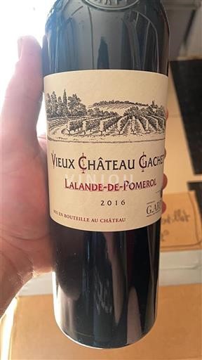 Bordeaux Lalande-de-Pomerol Vieux Château Gachet 2016
