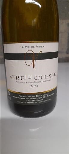 Burgundy Viré-clessé Cave de Viré 2022
