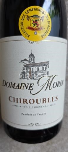 Beaujolais Chiroubles Domaine Morin 2023
