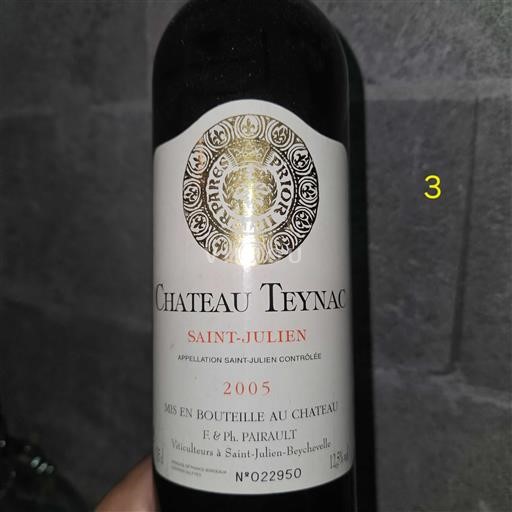 Bordeaux Saint-Julien 0 Château Teynac 2005