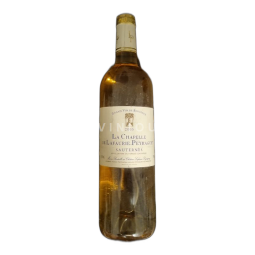 Bordeaux Sauternes La Chapellede lafaury peyraguey 2005