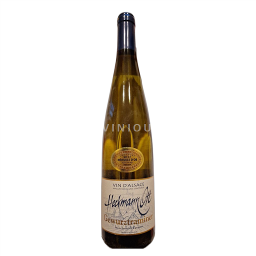 Vin Blanc sec Gewurztraminer Heckmann Ott 2017 France Alsace Gewurztraminer