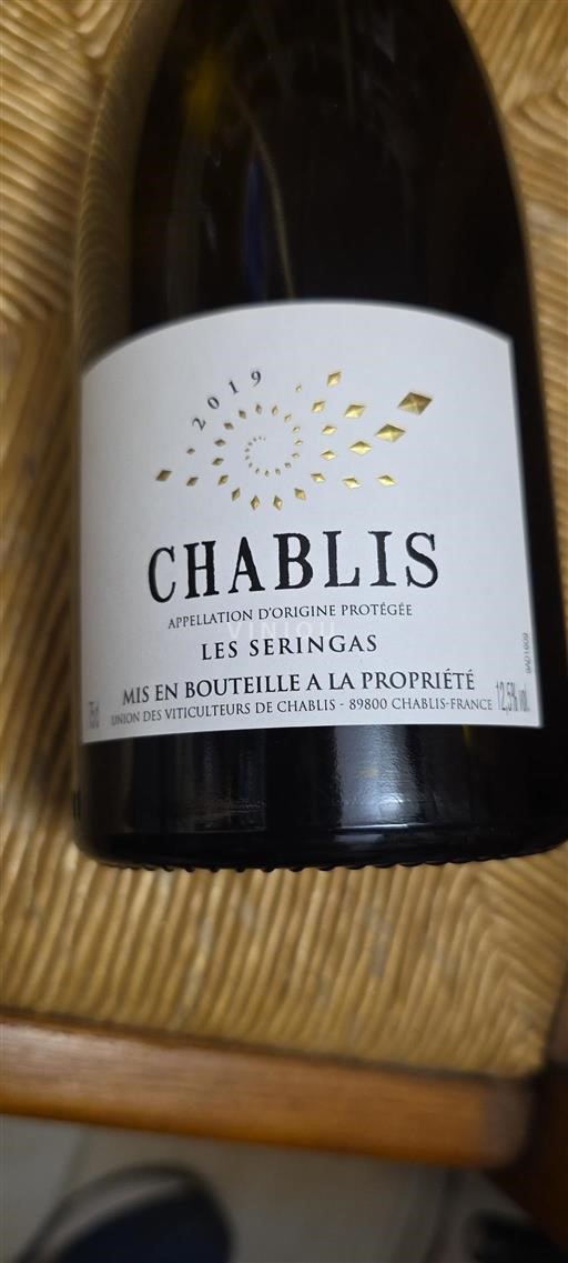 Burgundsko Chablis Union des Viticulteurs de Chablis Les Seringas 2019
