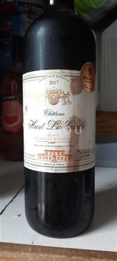 Bordeaux Blaye-côtes-de-bordeaux Chateau Haut La Garde 2017