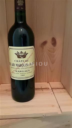 Bordeaux Margaux Château Bel Air-Marquis d'Aligre 1995