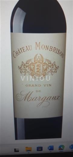 Bordeaux Margaux Chateau Monbrison 2022