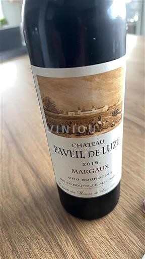 Bordeaux Margaux Château Paveil de Luze 2015