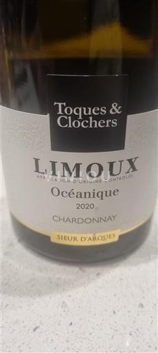 Vin Blanc sec Océanique Sieur Arques 2020 France Languedoc Limoux