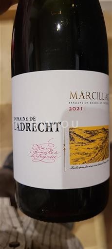 Vin Rouge Domaine Ladrecht 2021 France Sud-Ouest Marcillac