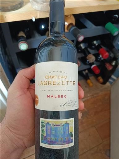 Jihozápad Cahors Château Lagrézette Malbec 2016