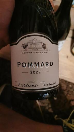 Bourgogne Pommard Domaine Désertaux-Ferrand 2022