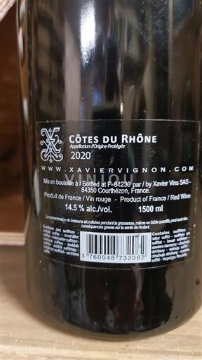 Rhône Valley Côtes du Rhône Xavier Vignon 2020