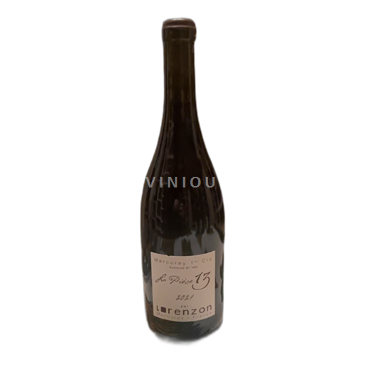 Vin Rouge sec La Pièce 13 Lorenzo 2021 France Bourgogne Mercurey