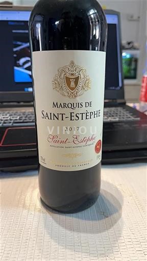 Bordéus Saint-Estèphe Marquis de Saint-Estèphe 2017