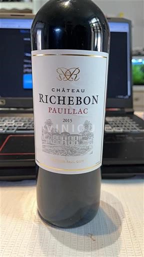 Bordeaux Pauillac Château Richebon 2015