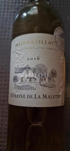 Sud-Ovest Monbazillac Domaine de La Maletie 2016