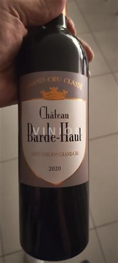 Bordeaux Saint-Émilion Grand Cru Château Barde-Haut 2020