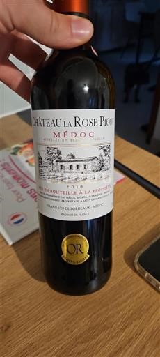 Bordeaux Médoc Château La Rose Picot 2018