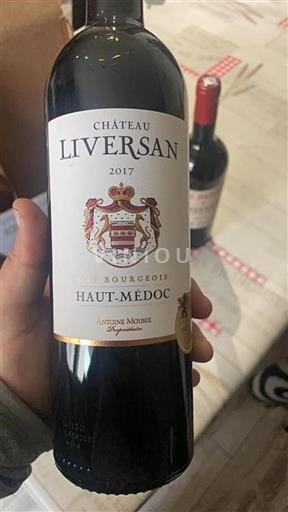 Burdeos Haut-Médoc Cru Bourgeois Château Liversan 2017