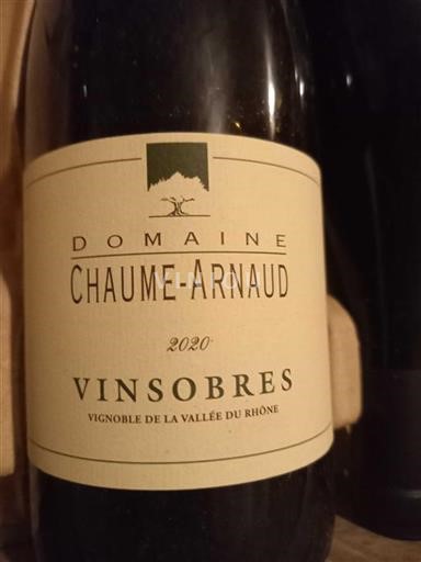 Vallée du Rhône Vinsobres Domaine Chaume-Arnaud 2020