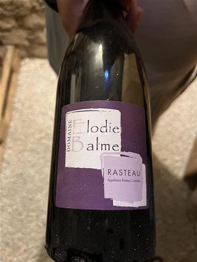 Rhônedalen Rasteau Domaine Élodie Balme Icke årgångsbetecknad