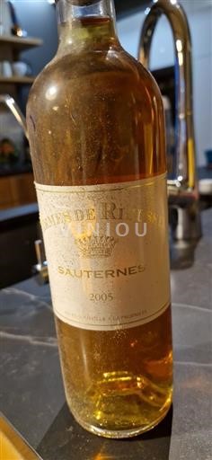 Bordeaux Sauternes Grand Cru Château Rieussec 2005