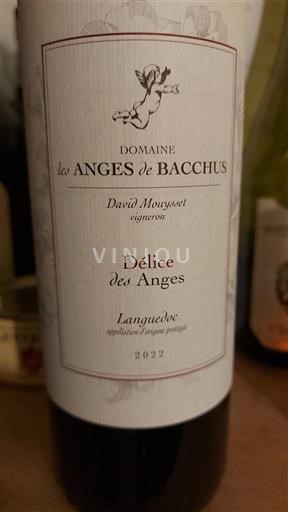 Languedoque Languedoc Domaine les Anges de Bacchus Délice des Anges 2022