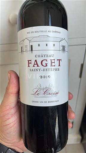 Bordeaux Saint-Estèphe Château Faget Le Croisé 2019