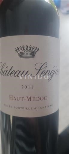 Bordeaux Haut-Médoc Château Sénéjac 2011