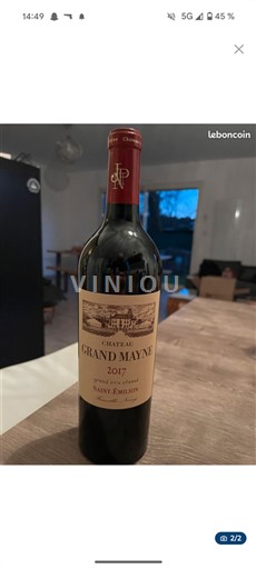 Bordeaux Saint-Émilion Château Grand Mayne 2017