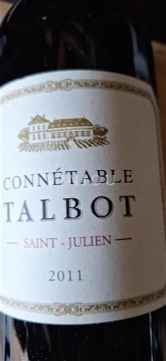 Bordeaux Saint-Julien Château Talbot Connétable 2011