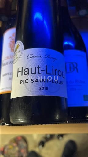 Languedoc Pic-saint-loup Haut-Lirou Classic Rouge 2018