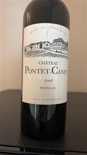 Bordeaux Pauillac Grand Cru Pontet-Canet 2008