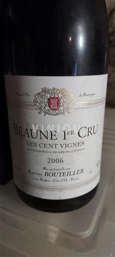 Bourgogne Ikke specificeret Premier Cru Antoine Bouteiller Les Cent Vignes 2006