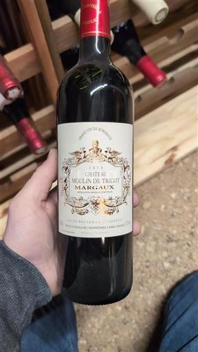 Bordeaux Margaux Château Moulin de Tricot 2018