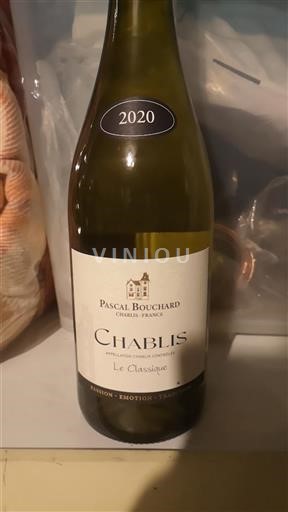 Burgund Chablis Pascal Bouchard Le Classique 2020