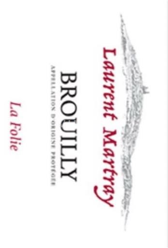 Beaujolais Brouilly Domaine Laurent Martray La Folie 2022