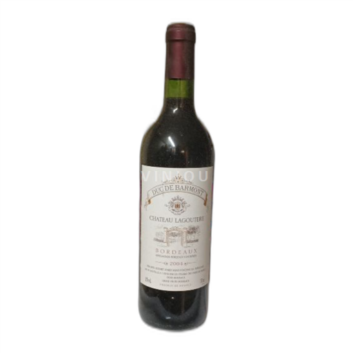 Bordeaux Chateau Lagoutere Duc de Barmont 2004